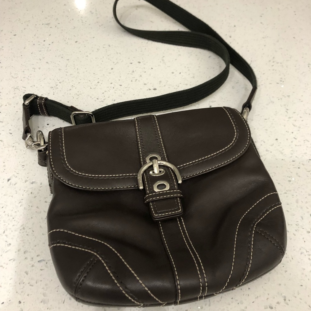 Coach leather purse